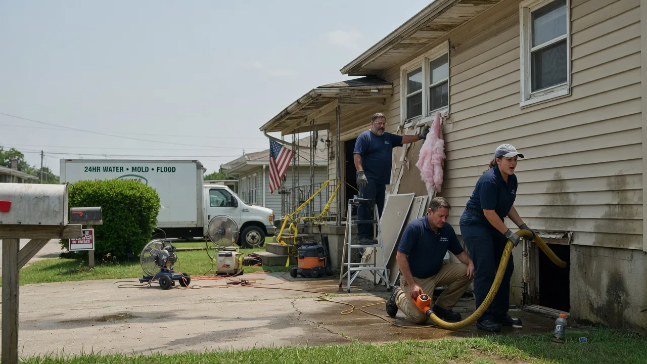 Water Damage Repair in Eros, LA near me